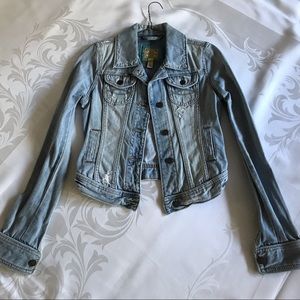 Distressed Abercrombie Jean Jacket
